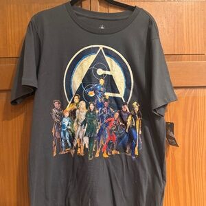 MAARVEL Eternals Graphic Tee-Black-Superheros-Unisex size L-Disney-tag attached